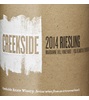Creekside Estate Winery Marianne Hill Riesling 2014