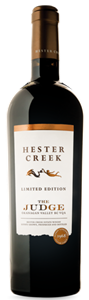 Hester Creek Estate Winery The Judge Golden Mile Bench 2015