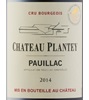 Château Plantey 2014