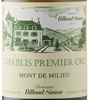 Domaine Billaud-Simon Mont De Milieu Chablis 2014
