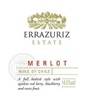 Errázuriz Estate Merlot 2012