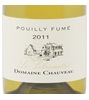 Domaine Chauveau La Charmette Pouilly Fumé 2011