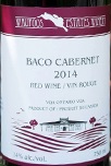 Waupoos Estates Winery Baco Cabernet 2014