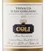 Coli Vernaccia Di San Gimignano 2017