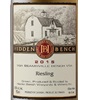 Hidden Bench Estate Riesling 2015