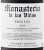 Monasterio de las Viñas Reserva Garnacha Tempranillo Cariñena 2014