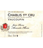 Jean-Pierre & Alexandre Ellevin Vaucoupin 1Er Cru Domaine Ellevin Chablis 2011