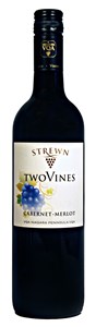 Strewn Winery Two Vines  Cabernet Merlot 2014