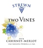 Strewn Winery Two Vines  Cabernet Merlot 2014