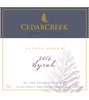 CedarCreek Estate Winery Syrah 2014
