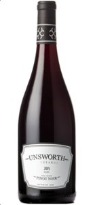 Unsworth Vineyards Reserve  Pinot Noir 2015