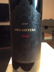 Two Sisters Vineyards Merlot 2010