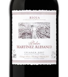 Pedro Martínez Alesanco Crianza 2007