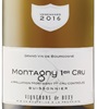 Vignerons De Buxy Buissonnier Montagny 2016