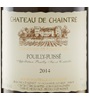 Château De Chaintré Pouilly-Fuissé Chardonnay 2014