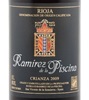 Ramirez De La Piscina Crianza 2011