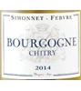 Simonnet-Febvre Bourgogne Chitry 2014