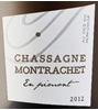 Mont Chauve En Pimont Chassagne-Montrachet 2012