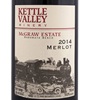 Kettle Valley Winery, Ltd. Mcgraw Estate Merlot 2014