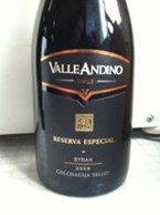 Valle Andino Reserva Especial Agricola Y Commercial Santa Camila Syrah 2008