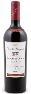 Beaulieu Vineyard Georges De Latour Private Reserve Cabernet Sauvignon 2009