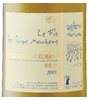 Le Fils des Gras Moutons Sur Lie Muscadet Sèvre-et-Maine 2019