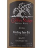 Coffin Ridge Boutique Winery Bone Dry Riesling 2013
