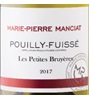 Marie-Pierre Manciat Les Petites Bruyères Pouilly-Fuissé 2017