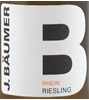 J. Bäumer Riesling 2013