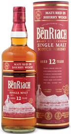 The Benriach Matured In Sherry Wood 12 Years Old Speyside Single Malt Non-Chill Filtered