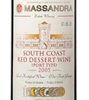 Massandra South Coast Red Dessert Wine 2008