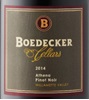 Boedecker Cellars Athena Pinot Noir 2014