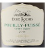 Deux Roches Vieilles Vignes Pouilly-Fuissé 2014