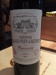 Château Grand-Puy-Lacoste Grand Cru Classé 2004