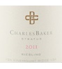 Charles Baker Wines Picone Vineyard Riesling 2011