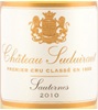 Château Suduiraut 1Er Cru Classé 2010