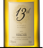 13th Street June's Vineyard Riesling 2012