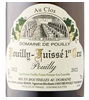 Domaine de Pouilly Au Clos Pouilly Fuissé 2022