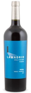 Lamadrid Single Vineyard Reserva Malbec 2012