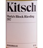 Kitsch Maria's Block  Riesling 2017