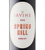 Irvine Spring Hill Merlot 2016