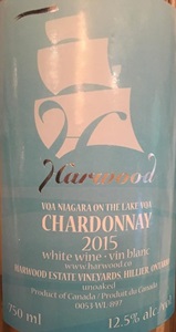 Harwood Estate Winery Unoaked Chardonnay 2015