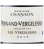 Domaine Chanson Les Vergelesses Pernand-Vergelesses 2013