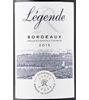 Légende Bordeaux Rouge 2015