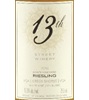 13th Street June's Vineyard Riesling 2008