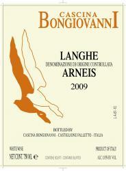 Bongiovanni Arneis 2009