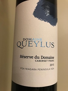 Domaine Queylus Reserve du Domaine Cabernet Franc 2015