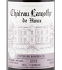 Château Lamothe De Haux Blanc Blend - Meritage 2009