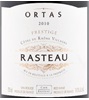 Ortas Prestige Rasteau, Cave De Rasteau 2010