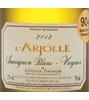 L'Arjolle Sauvignon Blanc Viognier 2012